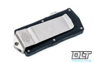 Microtech 157-10 Exocet D/E - Black Handle  - Stonewashed Blade