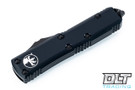 Microtech 232-3T UTX-85 D/E - Black Handle  - Full Serrations - Black Blade