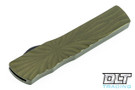 Brian Tighe & Friends - Small Twist Tighe OTF - Green Aluminum - DLC Clip Point