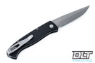 Pro-Tech Brend Model 2 - Black Handle - Bead Blasted Blade