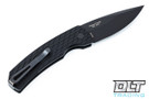 Pro-Tech Magic 2 - Black Handle - Feather Texture - Black Blade