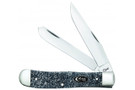 Case Trapper Silver Stardust Kirinite