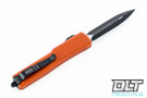 Microtech 147-1OR UTX-70 D/E - Orange Handle  - Black Blade