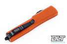 Microtech 147-1OR UTX-70 D/E - Orange Handle  - Black Blade