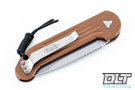Microtech 135-10TA L.U.D.T - Tan Handle  - Stonewash Blade