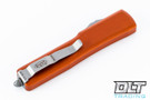Microtech 147-4OR UTX-70 D/E - Orange Handle  - Satin Blade