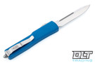 Microtech 148-4BL UTX-70 S/E - Blue Handle  - Satin Blade