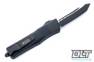 Microtech 144-1T Combat Troodon T/E - Black Handle  - Black Blade