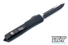 Microtech 121-1DM Ultratech S/E - Dead Man's Hand - Black Handle  - Black Blade