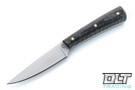 LT Wright Coyote A2 - Flat Ground - Black Micarta - Matte Finish
