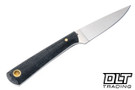LT Wright Coyote A2 - Flat Ground - Black Micarta - Matte Finish