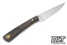 LT Wright Coyote A2 - Flat Ground - Green Micarta - Matte Finish
