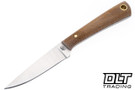 LT Wright Coyote A2 - Flat Ground - Natural Micarta - Matte Finish