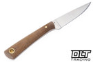 LT Wright Coyote A2 - Flat Ground - Natural Micarta - Matte Finish