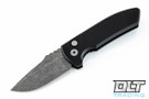 Pro-Tech SBR - Black Handle - Acid Washed Blade
