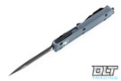 Microtech 122-1GY Ultratech D/E - Gray Handle  - Black Blade