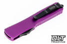 Microtech 147-1VI UTX-70 D/E - Violet Handle - Black Blade