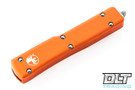 Microtech 147-10OR UTX-70 D/E - Orange Handle - Stonewash Blade