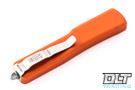 Microtech 147-10OR UTX-70 D/E - Orange Handle - Stonewash Blade