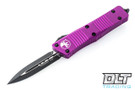 Microtech 138-1VI Troodon D/E - Violet Handle - Black Blade