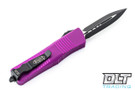 Microtech 138-1VI Troodon D/E - Violet Handle - Black Blade
