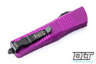 Microtech 138-1VI Troodon D/E - Violet Handle - Black Blade