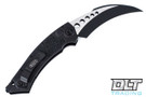 Microtech 166-1T Hawk - Black Handle - Black Blade