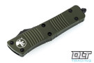 Microtech 138-D3OD Troodon D/E - OD Green Handle - Black Blade