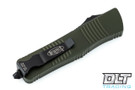 Microtech 138-D3OD Troodon D/E - OD Green Handle - Black Blade