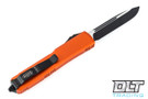 Microtech 121-1OR Ultratech S/E - Orange Handle - Black Blade