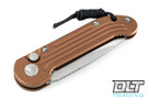 Microtech 135-5TA LUDT - Tan Handle - Satin Blade