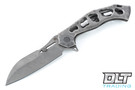 Olamic Cutlery Soloist Scout - Funky Hole Pattern - Rock Handle & Hardware - #1527S