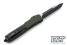 Microtech 121-1DLCTOD Ultratech S/E - OD Green Handle - Black Blade