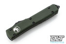 Microtech 121-1DLCTOD Ultratech S/E - OD Green Handle - Black Blade