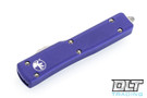Microtech 147-4PU UTX-70 D/E - Purple Handle - Satin Blade