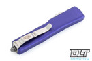 Microtech 147-4PU UTX-70 D/E - Purple Handle - Satin Blade