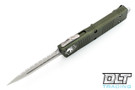 Microtech 142-6OD Combat Troodon D/E - OD Green Handle - Satin Blade Microtech 142-6OD Combat Troodon D/E - OD Green Handle - Satin Blade