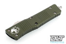 Microtech 142-6OD Combat Troodon D/E - OD Green Handle - Satin Blade