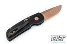 Pro-Tech Calmigo - Black Handle - Rose Gold Blade