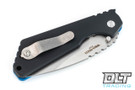 Pro-Tech Strider SnG - Blue & Black Textured G-10 Handle - Stonewashed Blade
