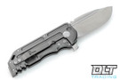 Jake Hoback WarSpear - S35VN Blade - Silver Sandblasted Handle