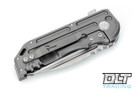 Jake Hoback WarSpear - S35VN Blade - Silver Sandblasted Handle
