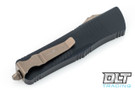 Microtech 619-13 Troodon Hellhound - Black Handle - Bronzed Blade