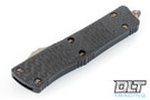 Microtech 619-13CF Troodon Hellhound - Carbon Fiber - Bronzed Blade