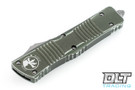 Microtech 142-12DOD Combat Troodon D/E - Distressed OD Green Handle - Apocalyptic Blade