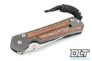 Chris Reeve Small Sebenza 21 - Tanto - Natural Micarta Inlay