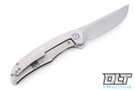 A. Purvis Xerx - Stonewashed Blade - Purple Pivot Collar