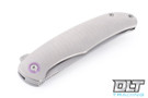 A. Purvis Xerx - Stonewashed Blade - Purple Pivot Collar
