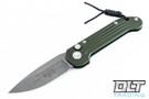Microtech 135-10APOD LUDT - OD Green Handle - Apocalyptic Blade