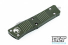 Microtech 138-10OD Troodon D/E - OD Green Handle - Stonewash Blade